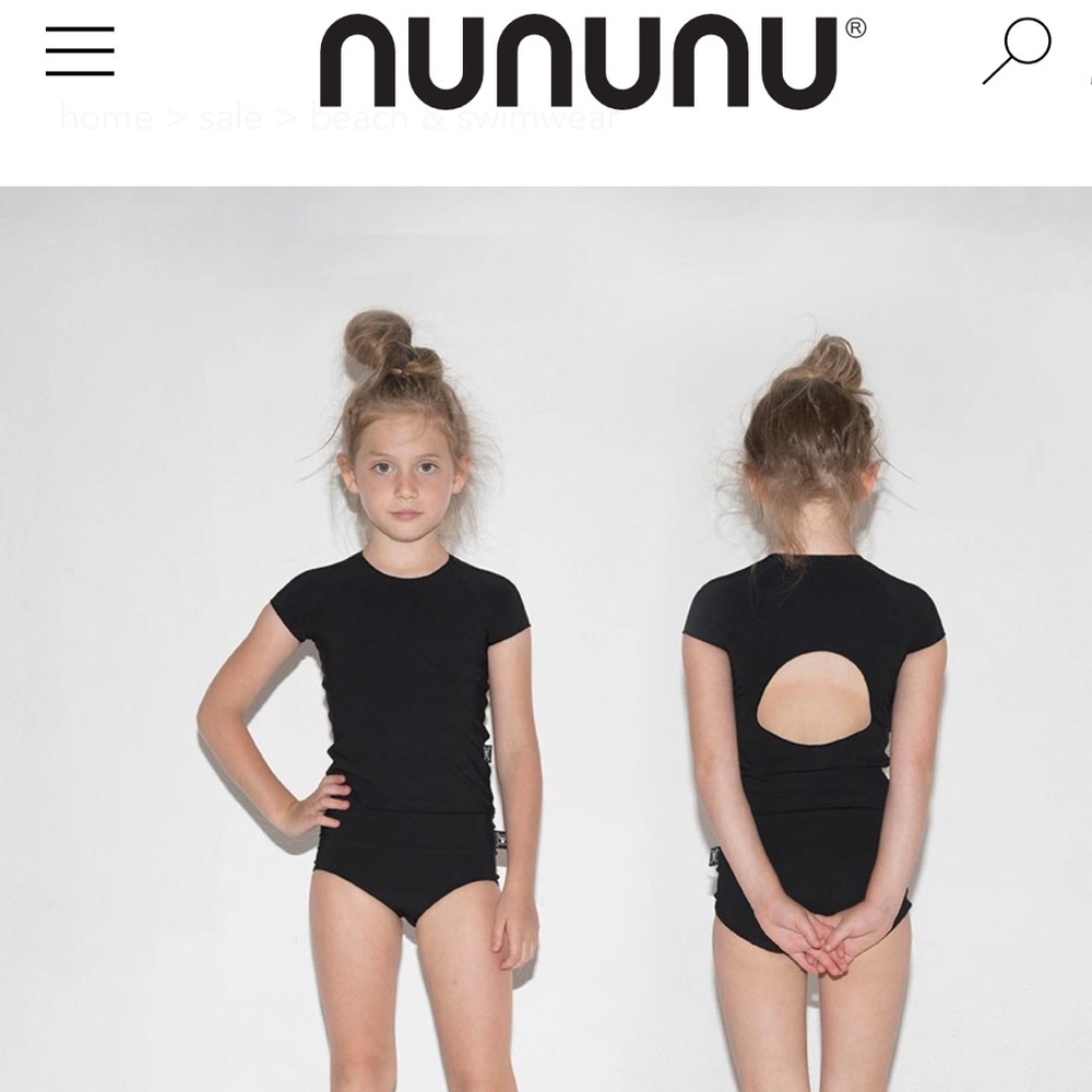 NWOT nununu Tankini  Swimsuit (2-3years)